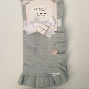 Bonbini New York Ruffled Knit Baby Blanket Baby Gift